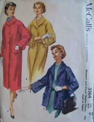 3364 1955 RAGLAN COAT, JACKET TOPPER BUTTONS OR NOT PATTERN 14